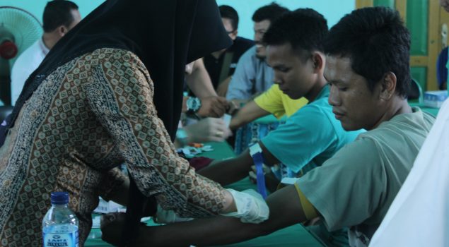 100 WBP Lapas Amuntai Jalani Sero Survey HIV/AIDS