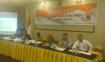 Kabapas Gorontalo Jadi Pemateri Sosialisasi Pilkada Gorontalo