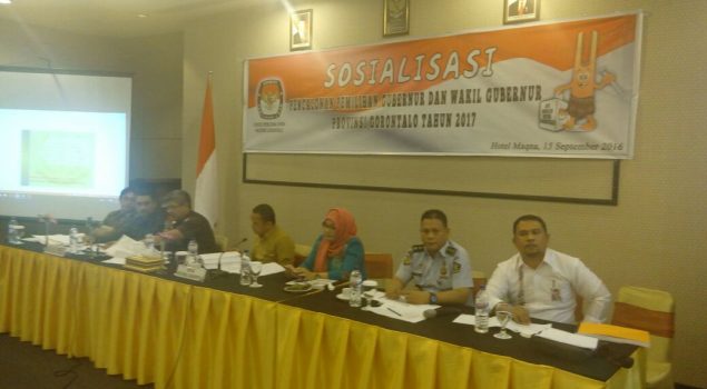 Kabapas Gorontalo Jadi Pemateri Sosialisasi Pilkada Gorontalo