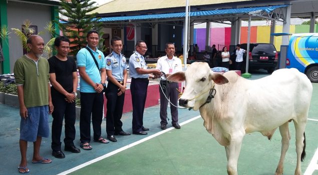 Rutan Manado Dapat Bantuan Satu Sapi Qurban