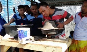 WBP Lapas Narkotika Sungguminasa Dilatih Buat Sablon & Pot