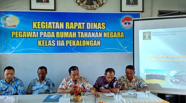 Rutan Pekalongan Perkuat Implementasi Nilai Kami PASTI