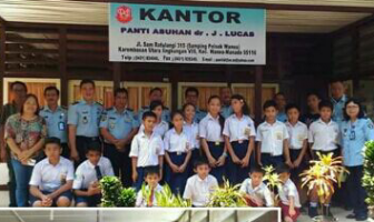 Bapas Manado Berbagi Kebahagian dengan Anak-anak Panti Asuhan