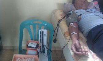 Peringati HDKD 2016, Cabang Rutan Pagaralam Gelar Kegiatan Donor Darah Pegawai