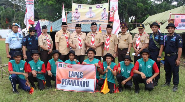 Pramuka Lapas Pekanbaru Juara I Kategori Kekompakan #JamboreNapi