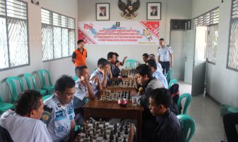 Rutan Pekalongan Gelar Lomba Catur Antar Petugas PAS