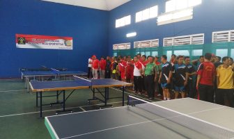Pegawai Kompak, Rupbasan Serang Sukses Gelar Turnamen Tenis Meja