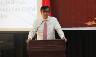 Kunjungi Ambon, Menkumham Tegaskan Stop Pungli