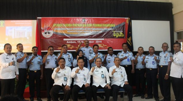 30 Petugas Pemasyarakatan Maluku Ikuti Bimtek Protokoler