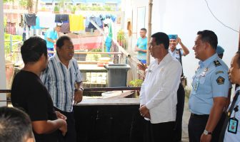 Direktur Kamtib Tanyakan Kondisi Kamar WBP Rutan Manado