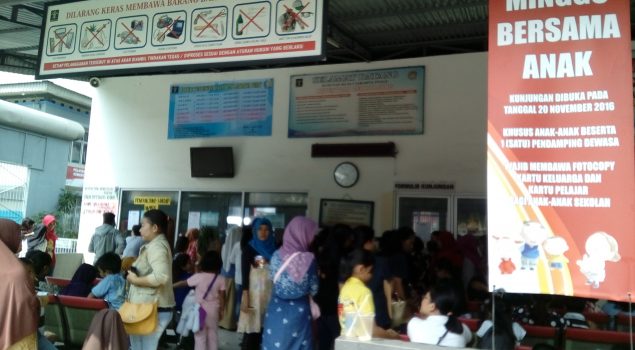 Rutan Jakpus Mulai Berlakukan Kunjungan Minggu Khusus Anak