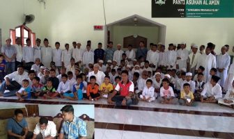 WBP Asimilasi Lapas Gorontalo Sambangi Pesantren, Sumbang Bahan Makanan