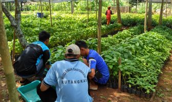 Pondok Asimilasi Rutan Rangkasbitung Terima Bibit Pohon dari Dinas Hutbun Lebak