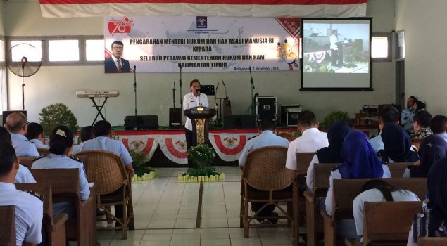 Menkumam Puji Komitmen Jajarannya Perangi Pungli