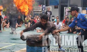 Penghuni Rutan Dilatih Tanggulangi Kebakaran