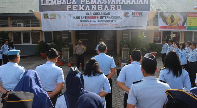 Kerja Sama Lapas & Polresta Pekanbaru Atasi Gangguan Kamtib