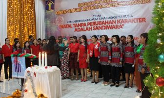 Kentalnya Toleransi Beragama dalam Ibadah Pra Natal Rutan Manado