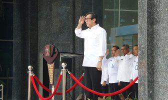Apel Perdana 2017, Pegawai Kemenkumham Deklarasikan Janji Kinerja