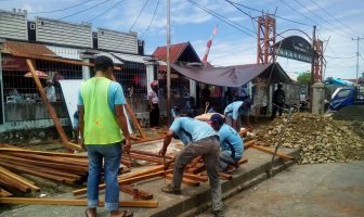 WBP Lapas Nabire Kembali Buat Tempat Pencucian Motor