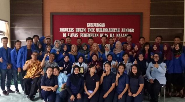 Mahasiswa Univ. Jember Pelajari Hukum Acara Pidana di Lapas Perempuan Malang