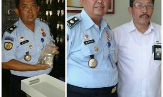 Kepala Rupbasan Bandung Monitoring Basan Logam Mulia di PT Pegadaian