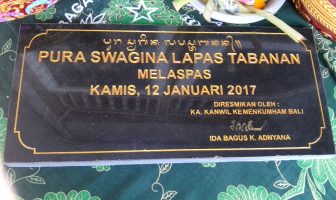 Pura Swagina, Wujud Pelayanan Rohani bagi WBP Lapas Tabanan