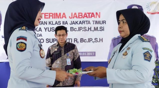 Sertijab Karutan Jaktim, Eko Suprapti Gantikan Ika Yusanti