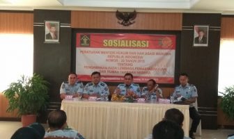 Kalapas Semarang Sosialisasikan Permenkumham Nomor 33 Tahun 2015