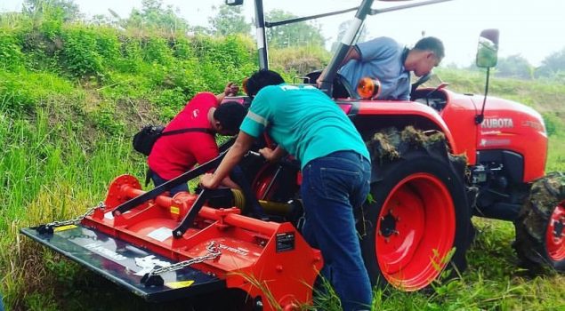 Dapat Traktor Baru, Pondok Asimilasi Rutan Rangkasbitung Geliat Buka Lahan Baru