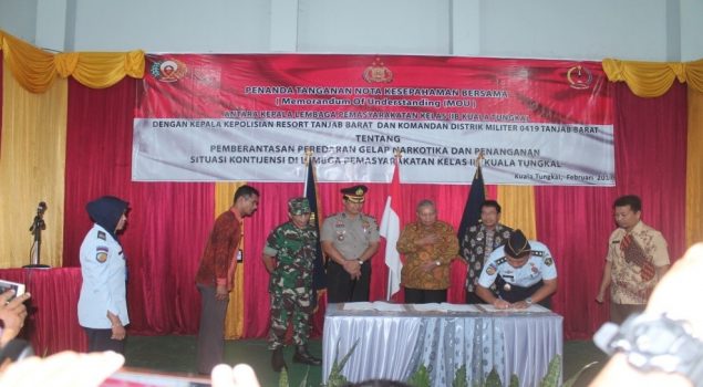 Perkuat Pengamanan, Lapas Kuala Tungkal Libatkan Polres & Kodim