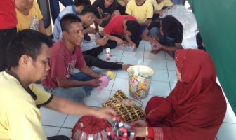 25 WBP Rutan Kendari Dilatih Keterampilan Bahan Daur Ulang