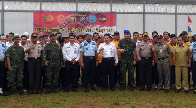 Kepala Rutan, Staf dan Napi Ikrar Bersama Antinarkoba