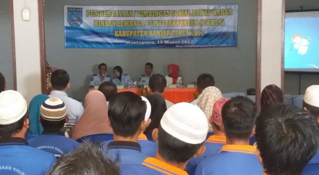 Pembukaan Kegiatan Pemberdayaan/Bimbingan Sosial Bagi Warga Binaan Lembaga Pemasyarakatan (BWBLP)