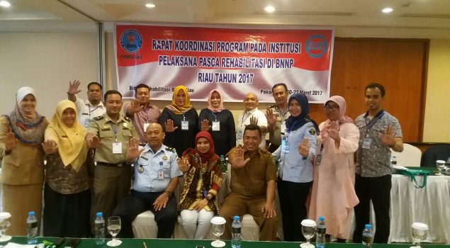 Ka.Bapas Pekanbaru Isi Materi Rapat Koordinasi Institusi Pelaksana Rehabilitasi