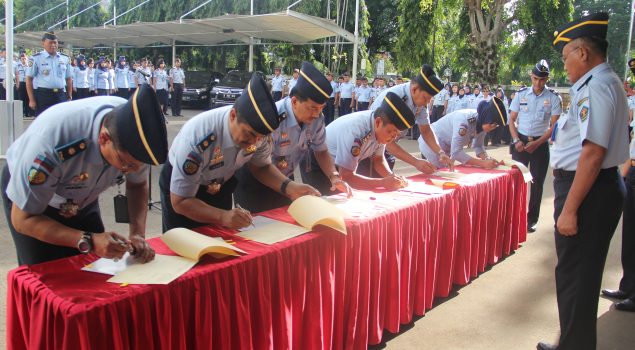 Penandatanganan Janji Kinerja Ukur Kualitas Pegawai Ditjen PAS