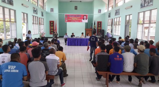 WBP Lapas Ambon Ikuti Diskusi Publik Bersama Anggota DPD & LBH