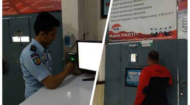 Pengamanan di Rutan Rangkasbitung Dilengkapi Fingerprint yang Terotorisasi