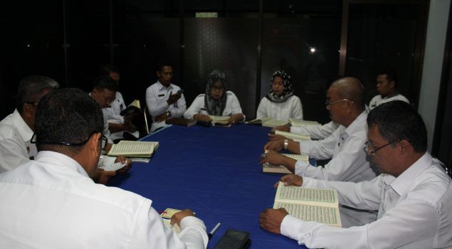 Selama Ramadhan, Pegawai Divisi PAS Sulbar Mengaji Bersama