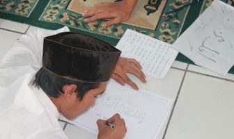 Evaluasi Program Ponpes, WBP Rutan Rangkasbitung Ikuti Lomba Kaligrafi
