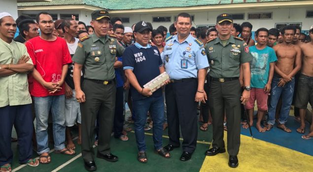 Danrem 101 & Dandim 1007 Puji Pembinaan di Lapas Banjarmasin