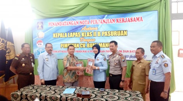 Lapas Pasuruan Jalin Kerja Sama Pembinaan Napi