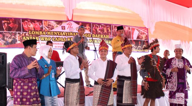 Lomba Menyanyi di Lapas Pekanbaru Pacu Semangat Cinta Budaya