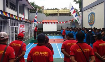 Porseni Lapas Fakfak Pupuk Kekompakan Petugas & WBP