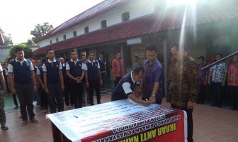 WBP Rutan Purbalingga Berikrar Antinarkoba