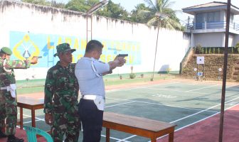 Latihan Menembak Perkuat Pengamanan Napi Lapas Sekayu