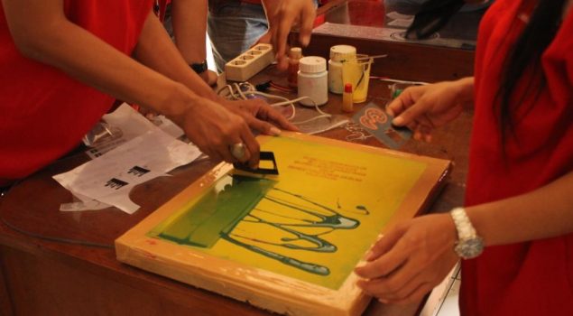 30 Klien Bapas Jakarta Timur-Utara Belajar Teknik Sablon
