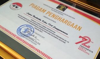 Lapas Narkotika Sungguminasa Juara I Lomba Kebersihan Kanwil Sulsel