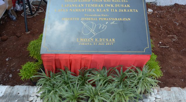 Ada Lapangan Tembak IWKD Dusak di Lapas Narkotika Jakarta