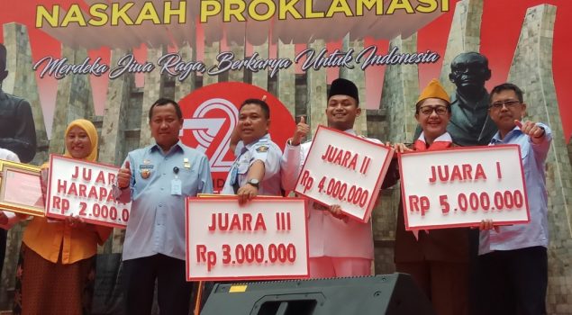 Ditjen PAS Duduki Juara Pertama dan Kedua Lomba Pembacaan Proklamasi