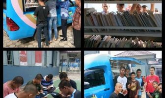 Kedatangan Perpustakaan Keliling, Anak LPKA Pangkalpinang Antusias
